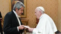 El Papa Francisco recibió las cartas credenciales del embajador de Colombia, Alberto Ospina Carreño