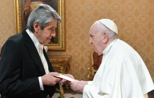 El Papa Francisco recibió las cartas credenciales del embajador de Colombia, Alberto Ospina Carreño 