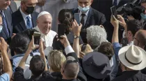 El Papa Francisco en la Audiencia General Foto: Pablo Esparza / ACI Prensa