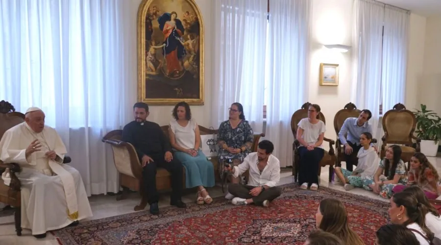 El Papa recibe a jóvenes del Regnum Christi de México antes de la JMJ de Lisboa 2023