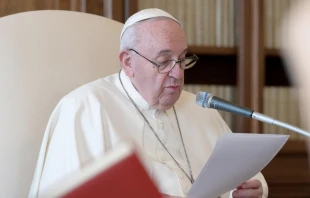 El Papa Francisco en la Audiencia General Foto: Vatican Media 