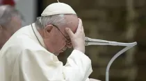 El Papa Francisco en la Audiencia general. Foto: Vatican Media