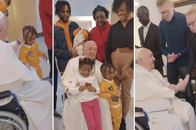 El Papa Francisco se reúne con estos refugiados antes de su viaje a África