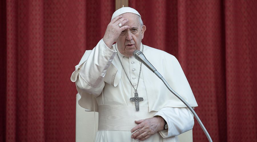 Papa Francisco en oración. (Foto de archivo). Foto: Vatican Media