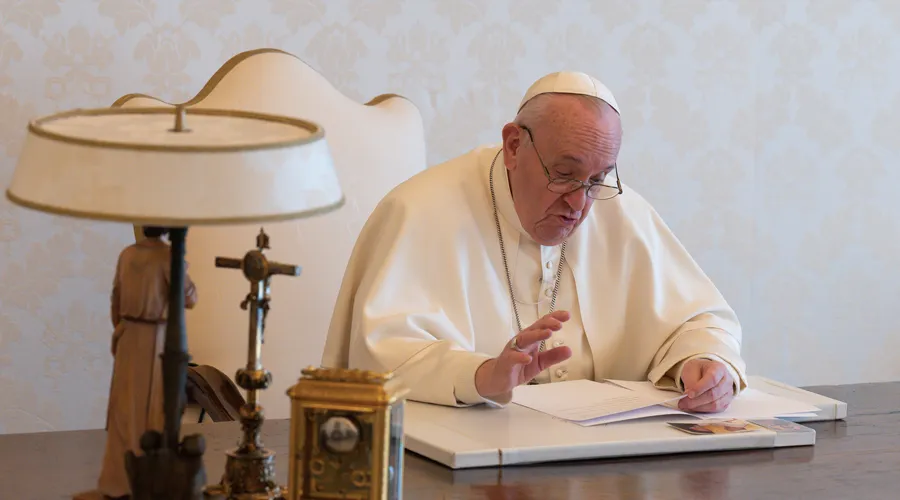 Imagen referencial. Video mensaje del Papa Francisco. Foto: Vatican Media