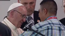 Papa Francisco en Encuentro de Oración por la Reconciliación / Imagen: Captura Youtube