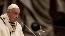 El Papa Francisco en la Misa Crismal. Foto: Daniel Ibáñez / ACI Prensa