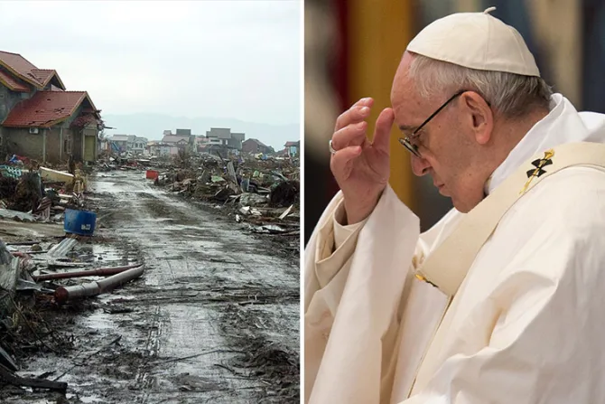 El Papa expresa cercanía y reza por afectados de tsunami en Indonesia