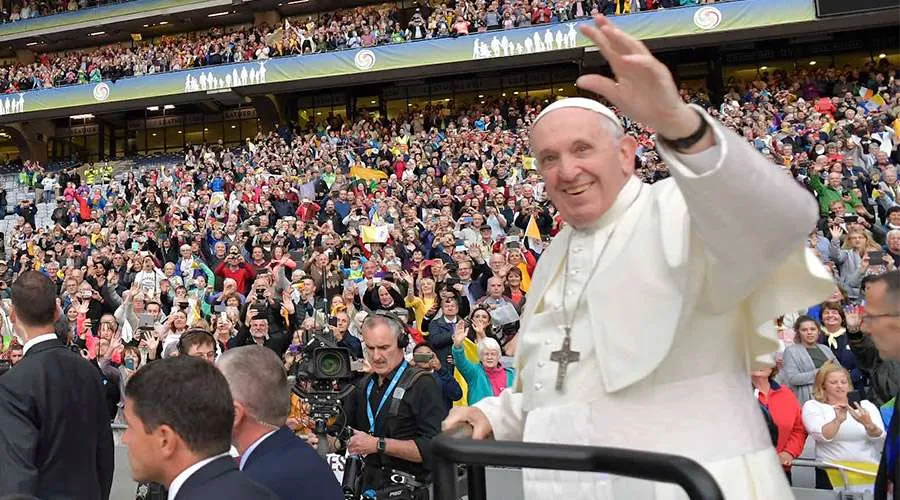 Papa Francisco en Irlanda (2018) / Crédito: Vatican Media