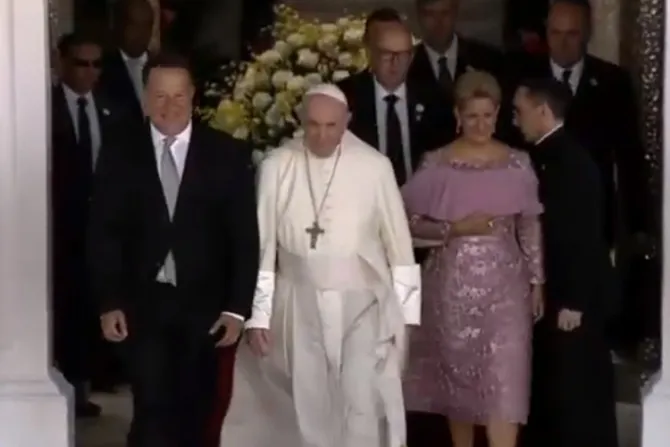 Así fue la ceremonia de bienvenida del Papa Francisco en Panamá