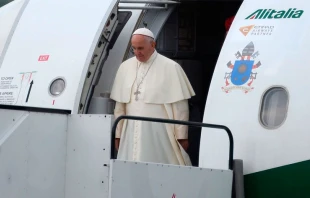 Llegada del Papa Francisco a Polonia / Cru00e9dito: Flickr JMJ 2016 - Paulina Krzy?ak 