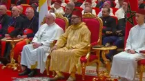 El Papa Francisco visita un centro de formación para imanes y predicadores - Foto: Captura de video