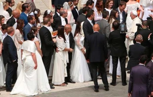 El Papa Francisco durante una Audiencia General / Foto: Daniel Ibu00e1u00f1ez (ACI Prensa) 