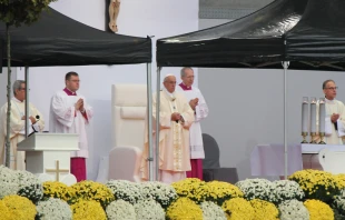 El Papa en la Misa. Foto: Angela Ambrogetti / ACI Group 