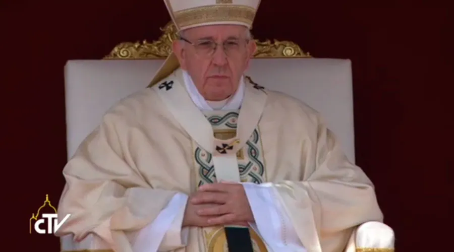 El Papa Francisco durante la Misa. Foto: Captura Youtube?w=200&h=150