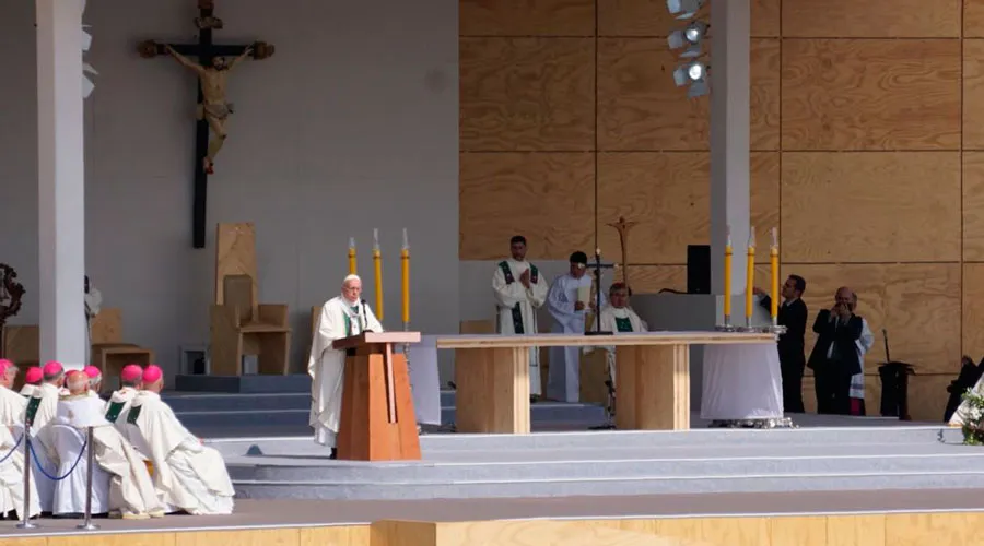 El Papa Francisco durante la Misa en el Parque O'Higgins / Foto: David Ramos (ACIPrensa)?w=200&h=150