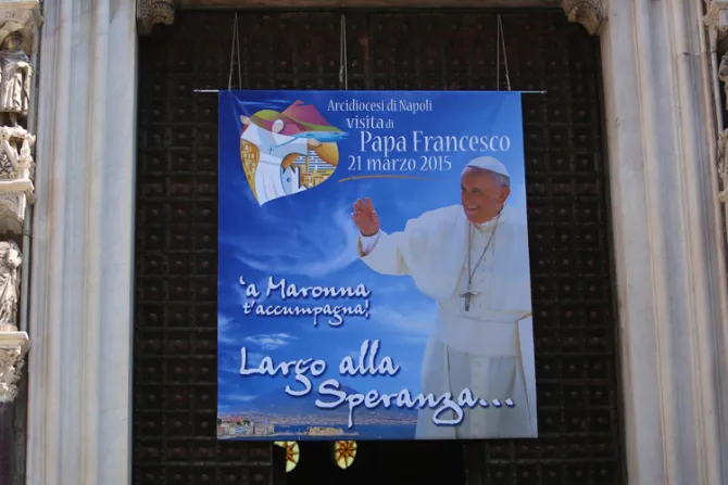 Presos, enfermos, jóvenes de las periferias y un millón de fieles recibirán al Papa Francisco en Nápoles