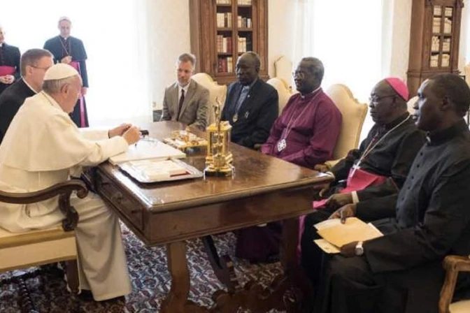 El Papa recibe por primera vez en visita ad limina a obispos de Sudán del Sur