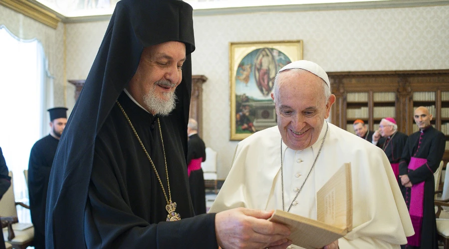 El Papa Francisco durante la audiencia. Foto: Vatican Media?w=200&h=150