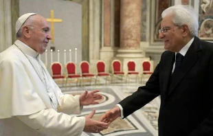 El Papa Francisco y el presidente Sergio Mattarella | Cru00e9dito: Presidencia de la Repu00fablica Italiana 