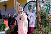 VIDEO: Papa Francisco cruza en Georgia una Puerta Santa… sin iglesia