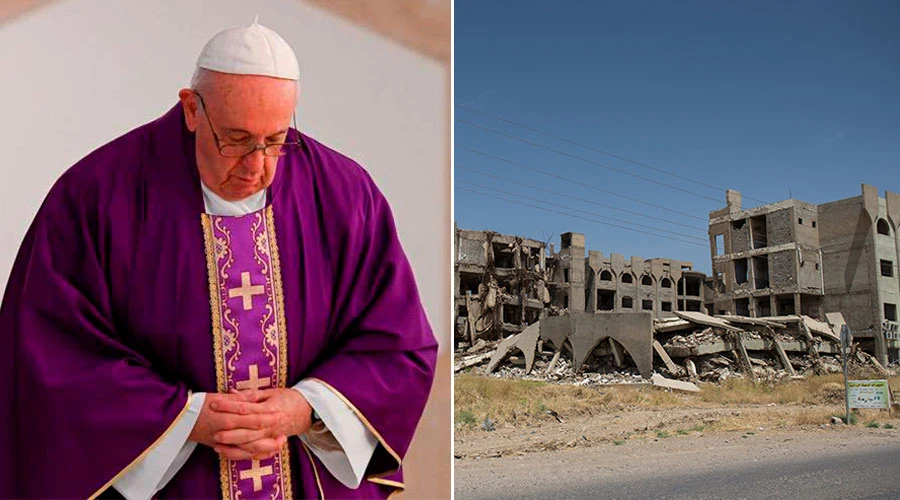 El Papa Francisco y Ciudad de Karamless en Qaraqosh. Créditos: Vatican Media / Flickr de Catholic Church England and Wales (CC BY-NC-ND 2.0)?w=200&h=150