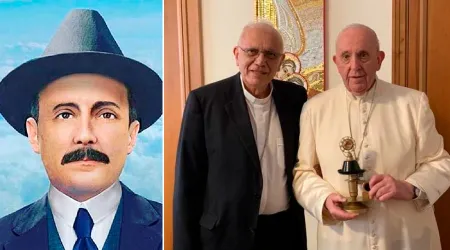 El Papa Francisco recibe reliquia del Beato José Gregorio Hernández