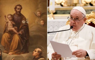 San Josu00e9 / Papa Francisco | Cru00e9dito: Vatican Media / Flickr de Lawrence OP (CC BY-NC-ND 2.0) 