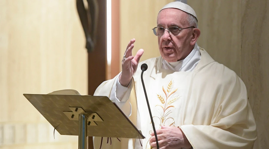 El Papa en Santa Marta. Foto: L'Osservatore Romano?w=200&h=150