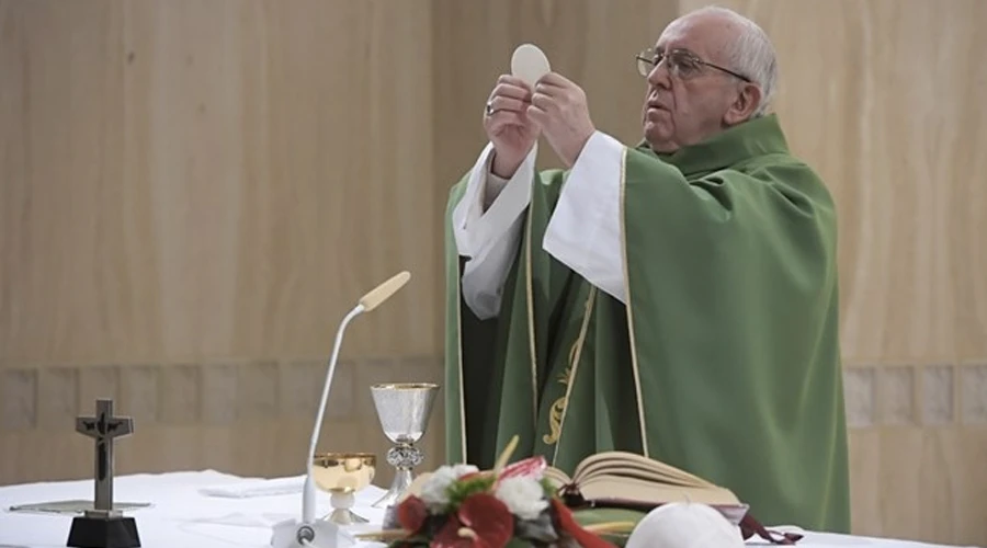 El Papa durante la Misa. Foto: L'Osservatore Romano?w=200&h=150