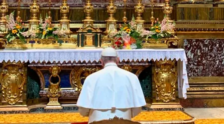 El Papa Francisco encomienda a la Virgen su viaje a Bulgaria y Macedonia del Norte