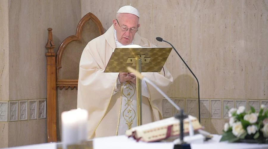 El Papa en Santa Marta. Foto: Vatican Media?w=200&h=150