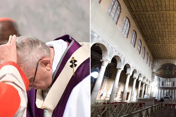 Antigua iglesia de Roma acogerá al Papa Francisco en Miércoles de Ceniza
