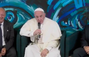 El Papa Francisco visita sede de Scholas. Foto: Captura YouTube 