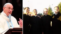 Papa Francisco - Seminaristas / Bohumil Petrick (ACIPrensa) - Facebook Fraternidad Sacerdotal San Pedro en México