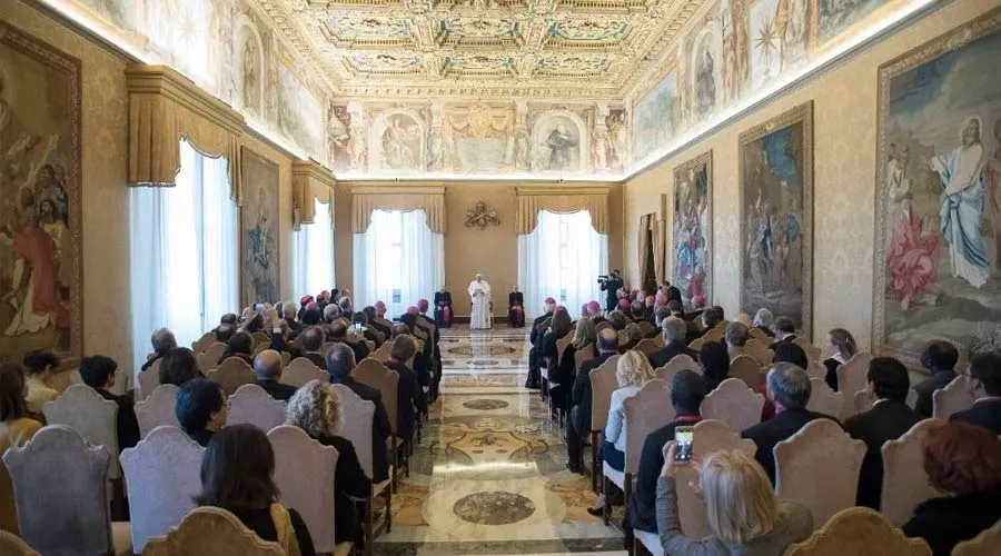 El Papa en la audiencia. Foto: Vatican Media