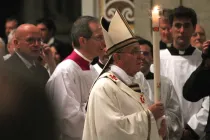 Papa Francisco en la Vigilia Pascual. Foto: ACI Prensa