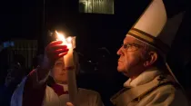 Vigilia Pascual celebrada por el Papa Francisco. Créditos: L'Osservatore Romano. 