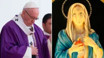 Papa Francisco - Virgen de las Lágrimas / Fotos: L'Osservatore Romano - Wikipedia (CC-BY-SA-3.0)
