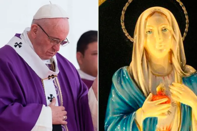 El Papa recibe relicario con las “lágrimas de la Virgen” por el Jubileo