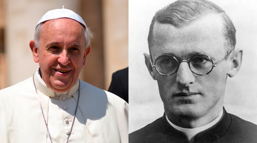 El Papa y el nuevo beato. Fotos: ACI Prensa y dominio público?w=200&h=150