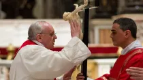 El Papa Francisco en la celebración de un Viernes Santo. Foto: Vatican Media