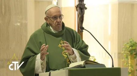 Papa Francisco: Ojalá seamos capaces de llorar por nuestros pecados