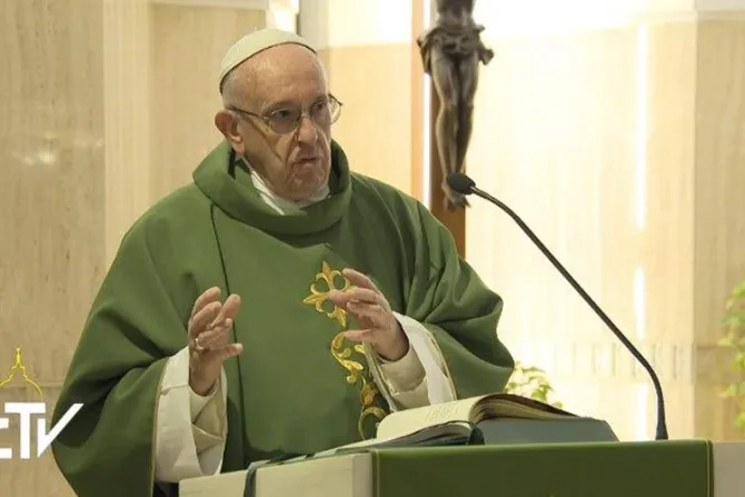 Papa Francisco: Ojalá seamos capaces de llorar por nuestros pecados