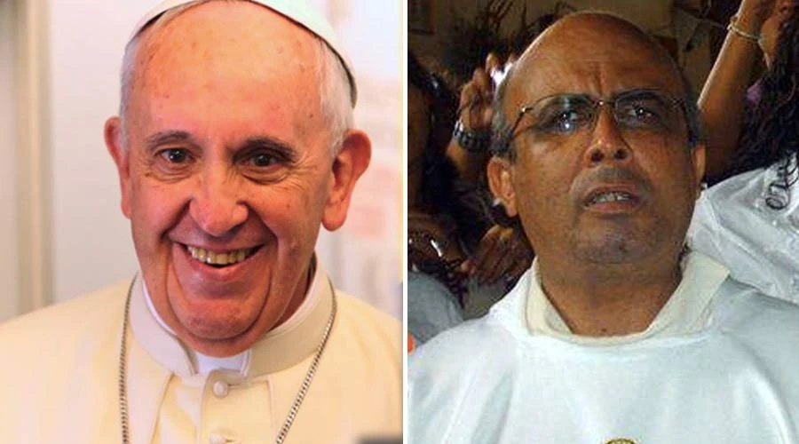 El Papa Francisco y el obispo de la nueva diócesis de El Tigre. ?w=200&h=150