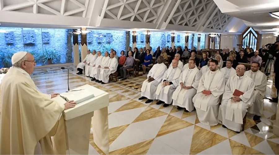 El Papa durante la Misa. Foto: L'Osservatore Romano?w=200&h=150