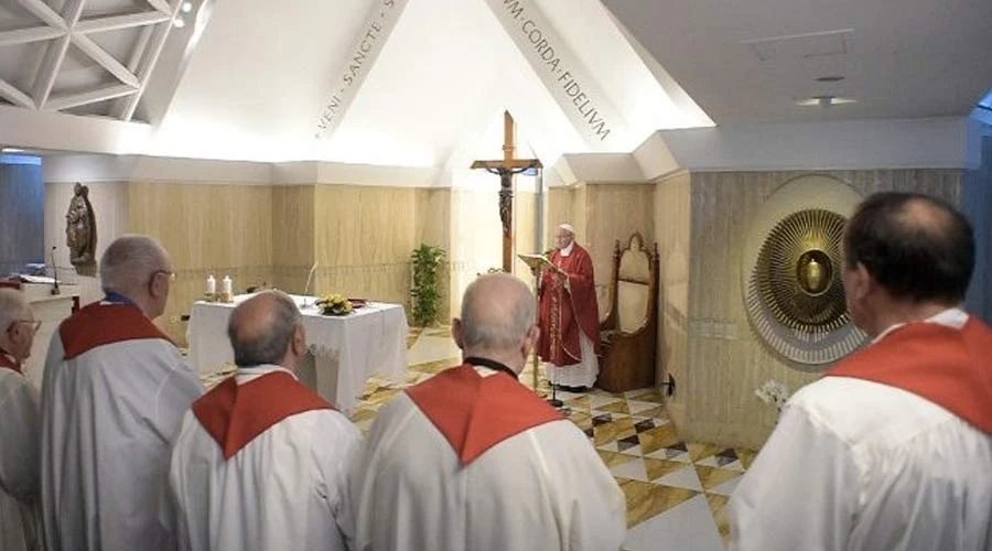 El Papa en Santa Marta. Foto: Vatican Media?w=200&h=150