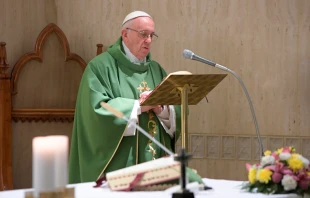 El Papa celebra la Misa. Foto: L'Osservatore Romano 