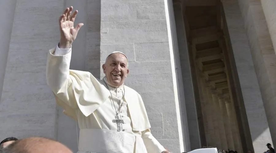 El Papa en la Audiencia General. Foto: Vatican Media