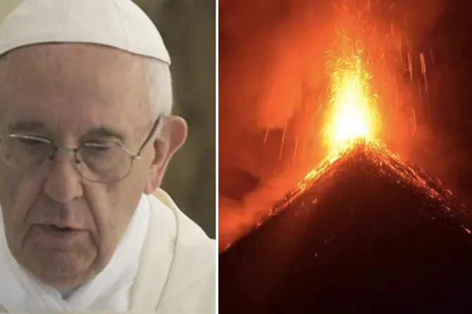 El Papa dona 100 mil dólares para zonas afectadas por el Volcán de Fuego en Guatemala